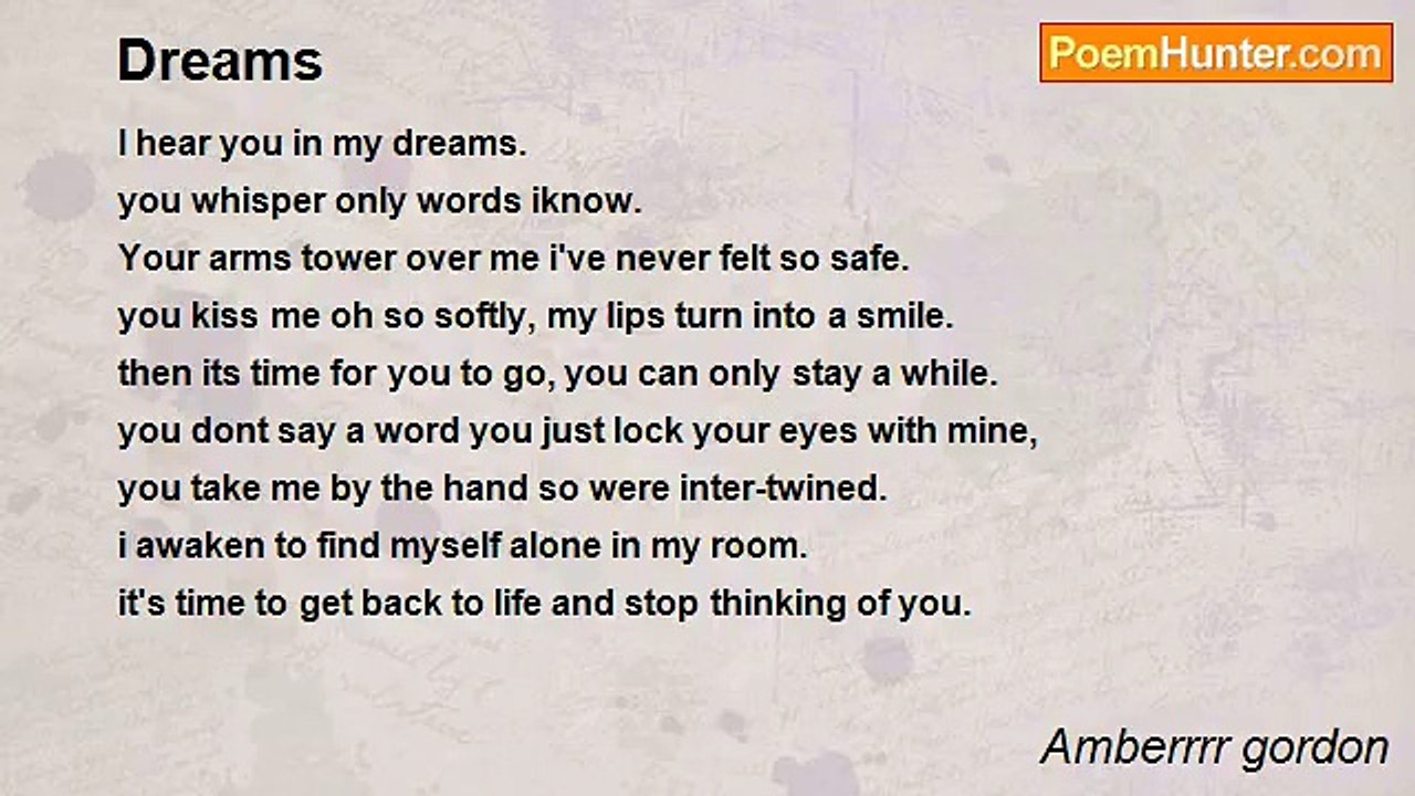 Amberrrr gordon - Dreams