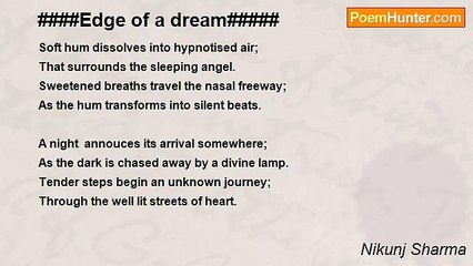 Nikunj Sharma - ####Edge of a dream#####
