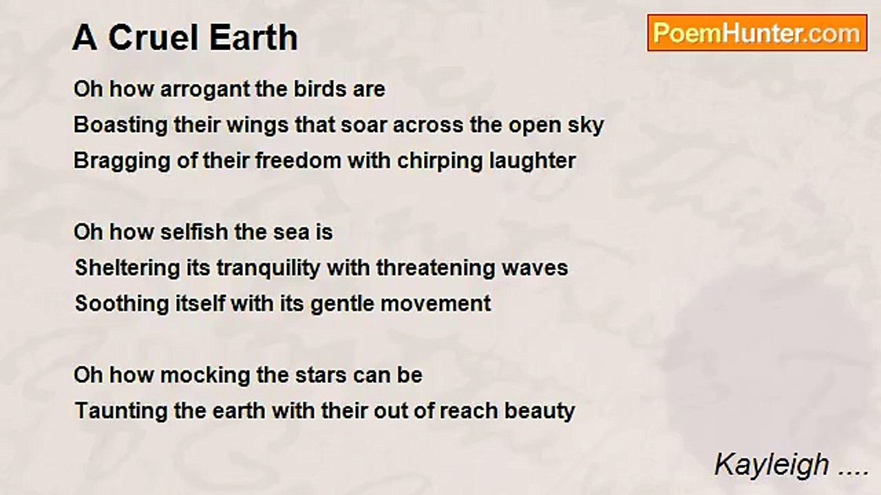Kayleigh .... - A Cruel Earth