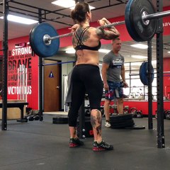 Front squat 8x3 @ 80% last set