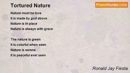 Ronald Jay Fiesta - Tortured Nature