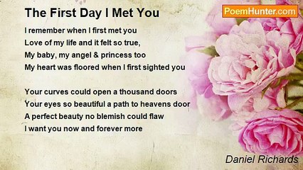 Daniel Richards - The First Day I Met You