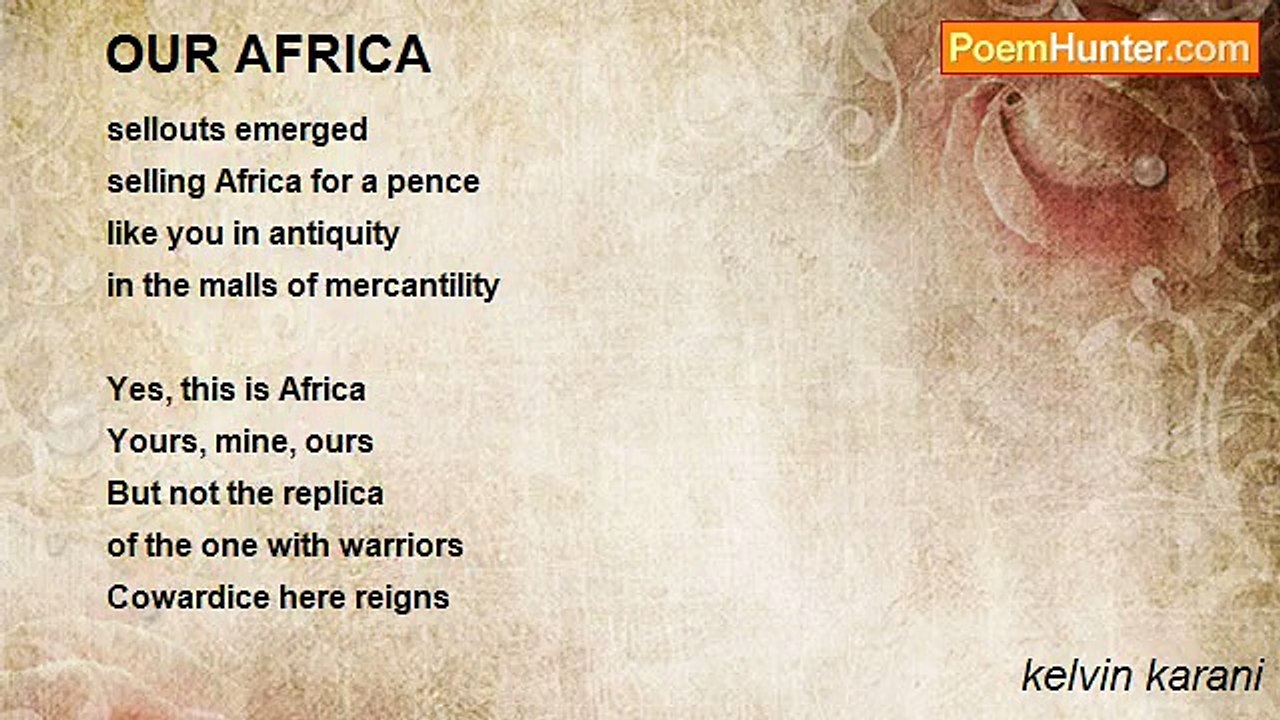 kelvin karani - OUR AFRICA