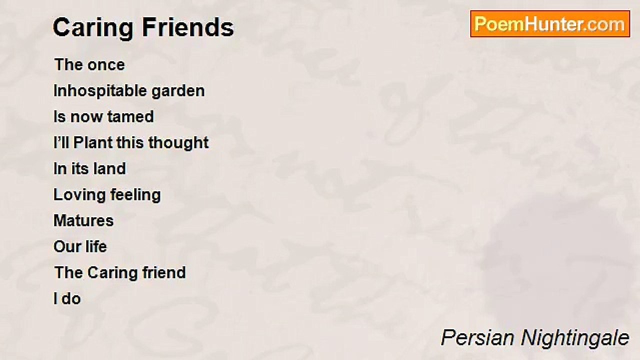 Persian Nightingale - Caring Friends