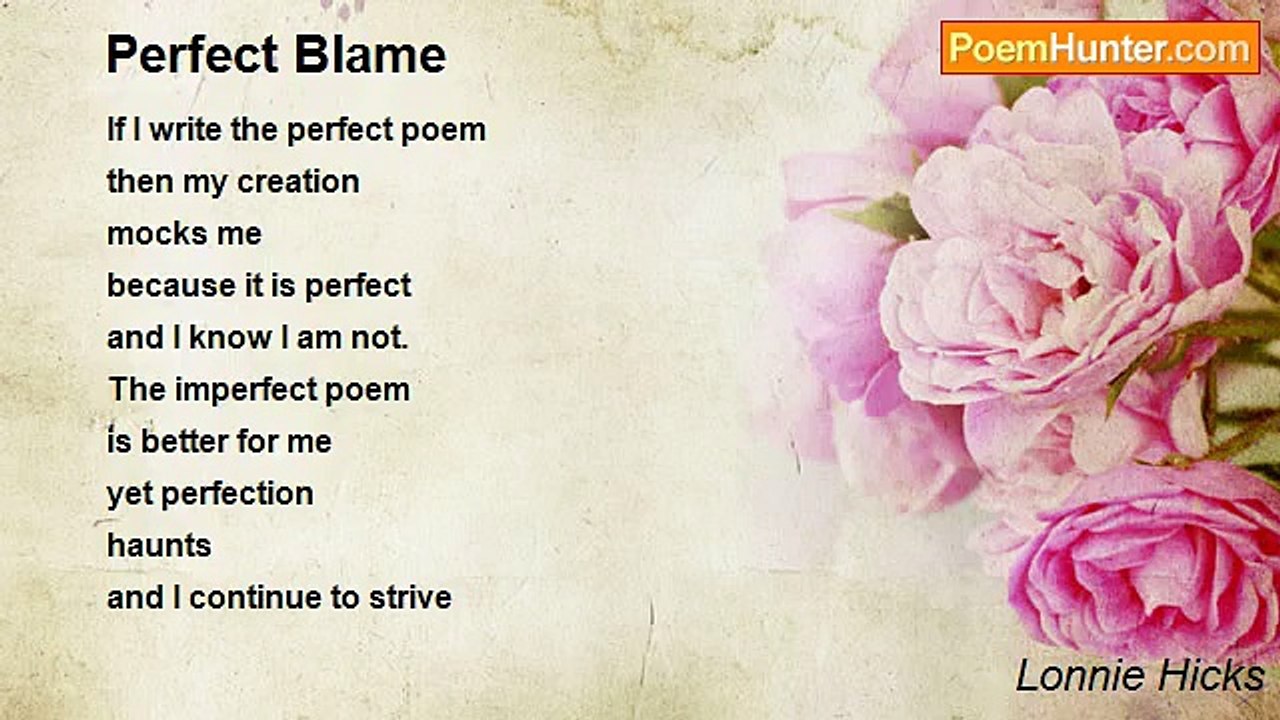 Lonnie Hicks - Perfect Blame