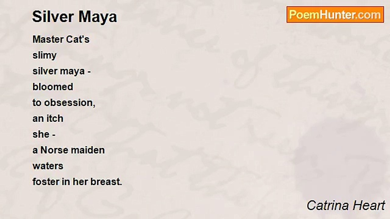 Catrina Heart - Silver Maya