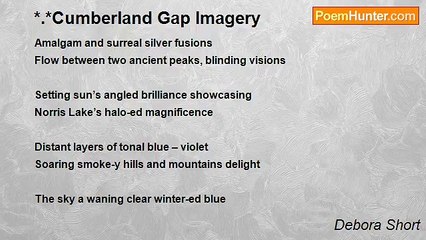 Debora Short - *.*Cumberland Gap Imagery