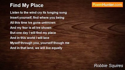Robbie Squires - Find My Place