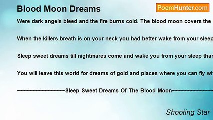 Shooting Star - Blood Moon Dreams