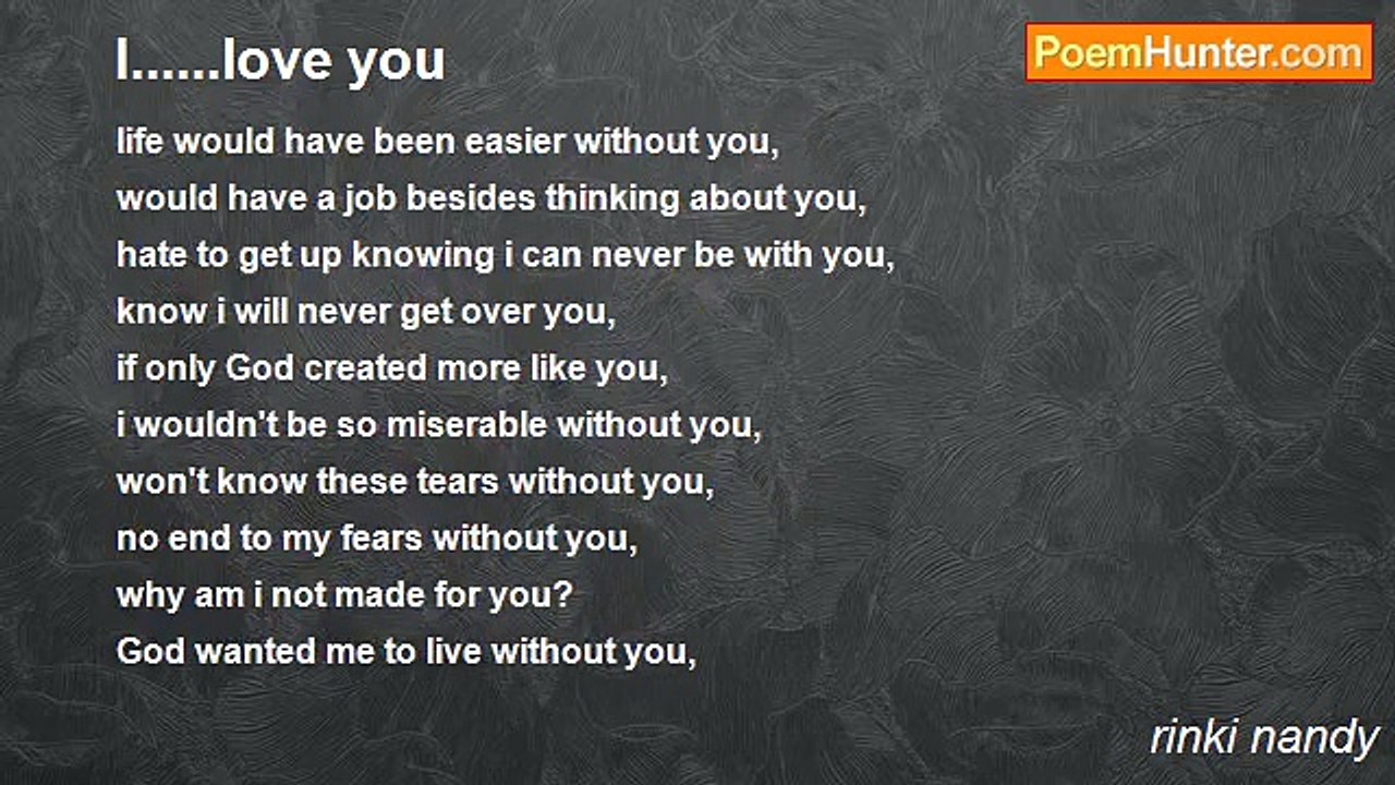 rinki nandy - I......love you