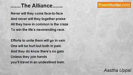 Aastha Uppal - .......The Alliance.......