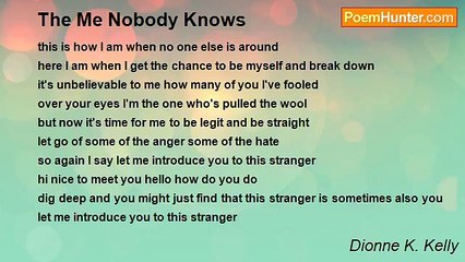 Dionne K. Kelly - The Me Nobody Knows