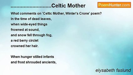 elysabeth faslund - ............................Celtic Mother