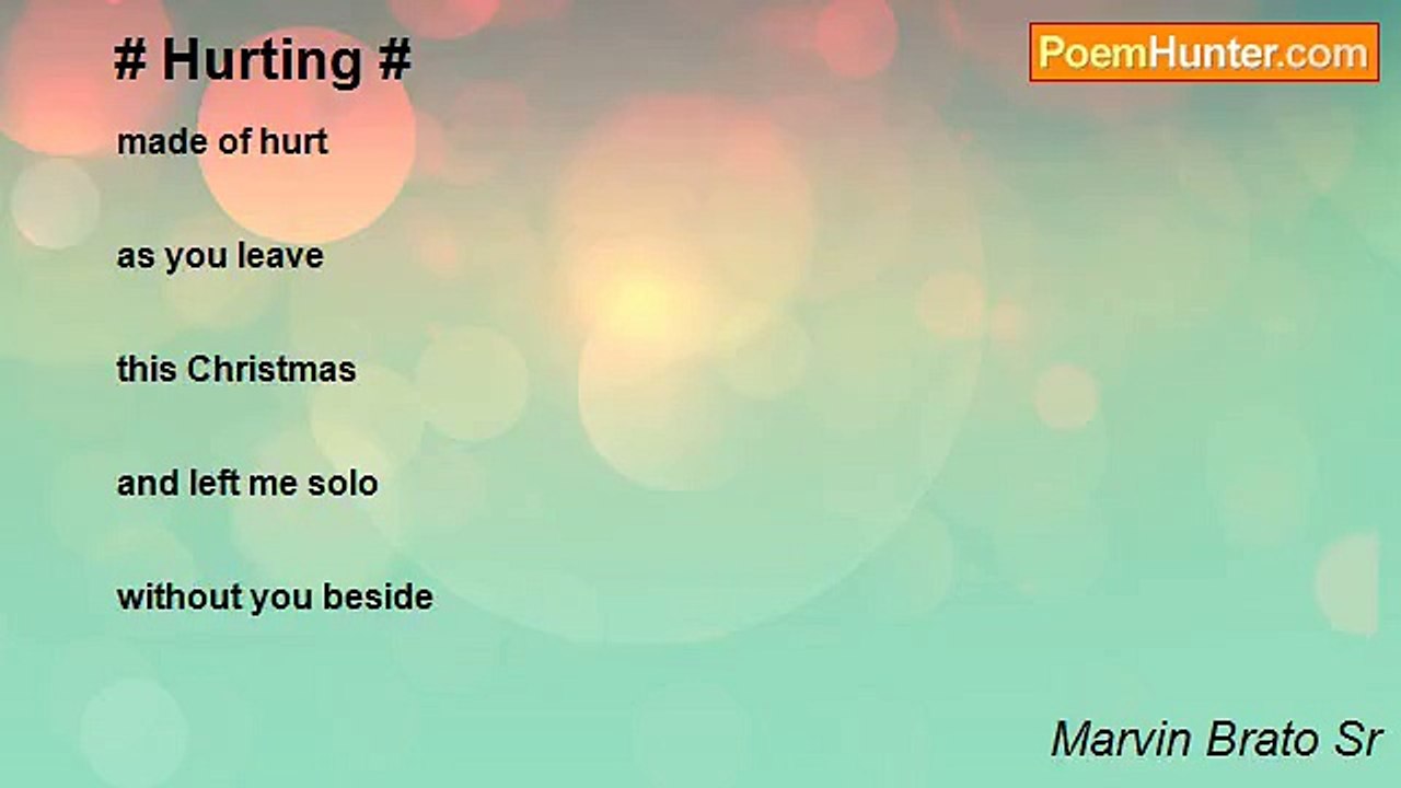 Marvin Brato Sr - # Hurting #
