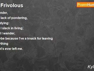 Kyle Hamp - ! ! Frivolous
