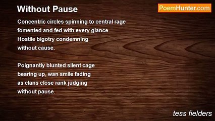 tess fielders - Without Pause