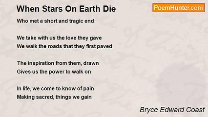 Bryce Edward Coast - When Stars On Earth Die