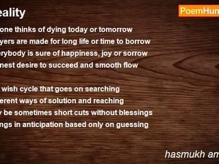 hasmukh amathalal - Reality