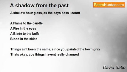 David Sabo - A shadow from the past