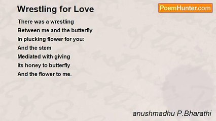 anushmadhu P.Bharathi - Wrestling for Love
