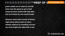 Dr subhendu kar - ! ! ! ! ! ! ! ! ! ! ! ! ! ! ! ! ***REEF OF SILENCE***! ! ! ! ! ! ! ! ! ! ! ! ! ! ! !