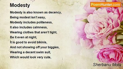 Sherbanu Molu - Modesty
