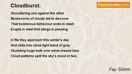 Fay Slimm - Cloudburst.