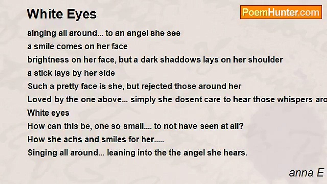 anna E - White Eyes