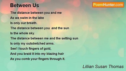 Lillian Susan Thomas - Between Us