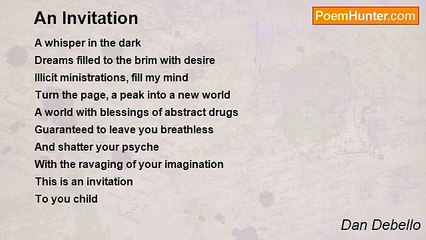 Dan Debello - An Invitation