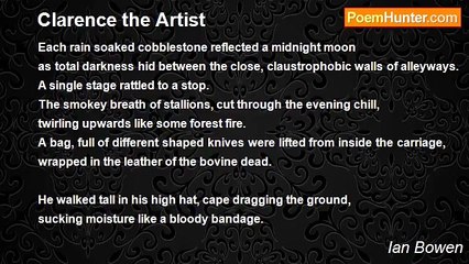 Ian Bowen - Clarence the Artist