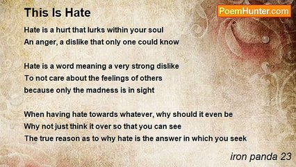 iron panda 23 - This Is Hate