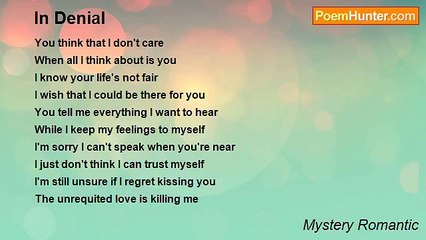 Mystery Romantic - In Denial