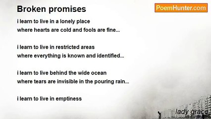 lady grace - Broken promises