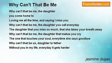 jasmine dugas - Why Can't That Be Me