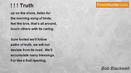 Bob Blackwell - ! ! ! Truth