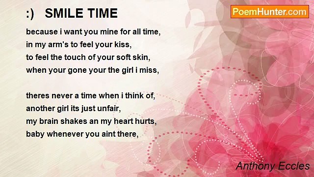 Anthony Eccles - :) SMILE TIME