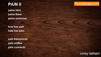 corey latham - PAIN II