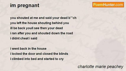charlotte marie peachey - im pregnant