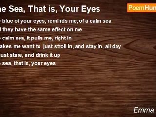 Emma Kessler - The Sea, That is, Your Eyes
