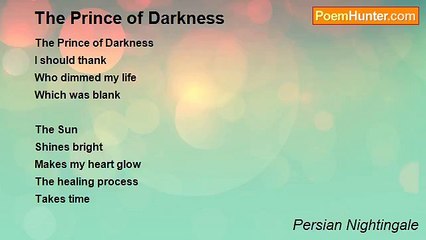 Persian Nightingale - The Prince of Darkness