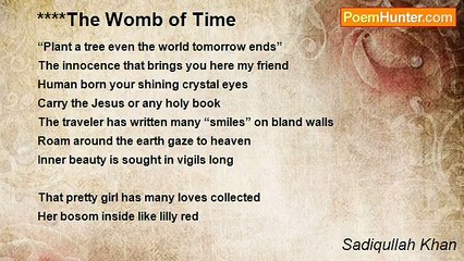 Sadiqullah Khan - The Womb of Time