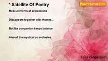 Tsira Gogeshvili - * Satellite Of Poetry