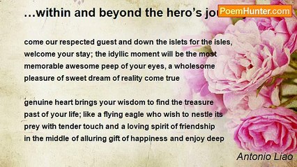 Antonio Liao - …within and beyond the hero’s journey …