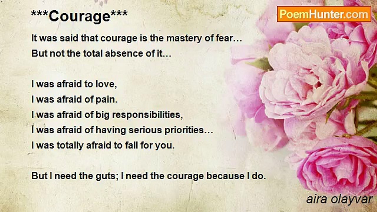 aira olayvar - ***Courage***