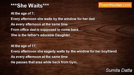 Sumita Datta - ***She Waits***