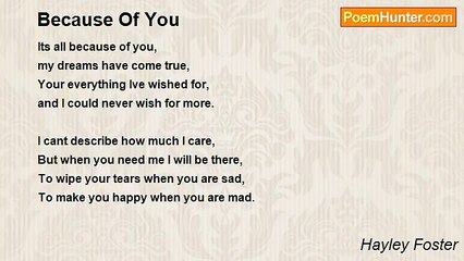Hayley Foster - Because Of You