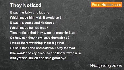 Whispering Rose - They Noticed