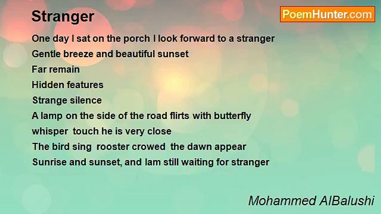 Mohammed AlBalushi - Stranger