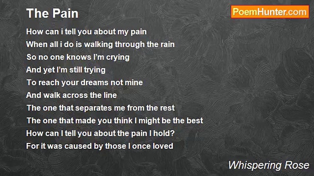 Whispering Rose - The Pain